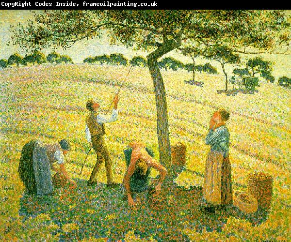 Camille Pissaro Apple Picking at Eragny sur Epte